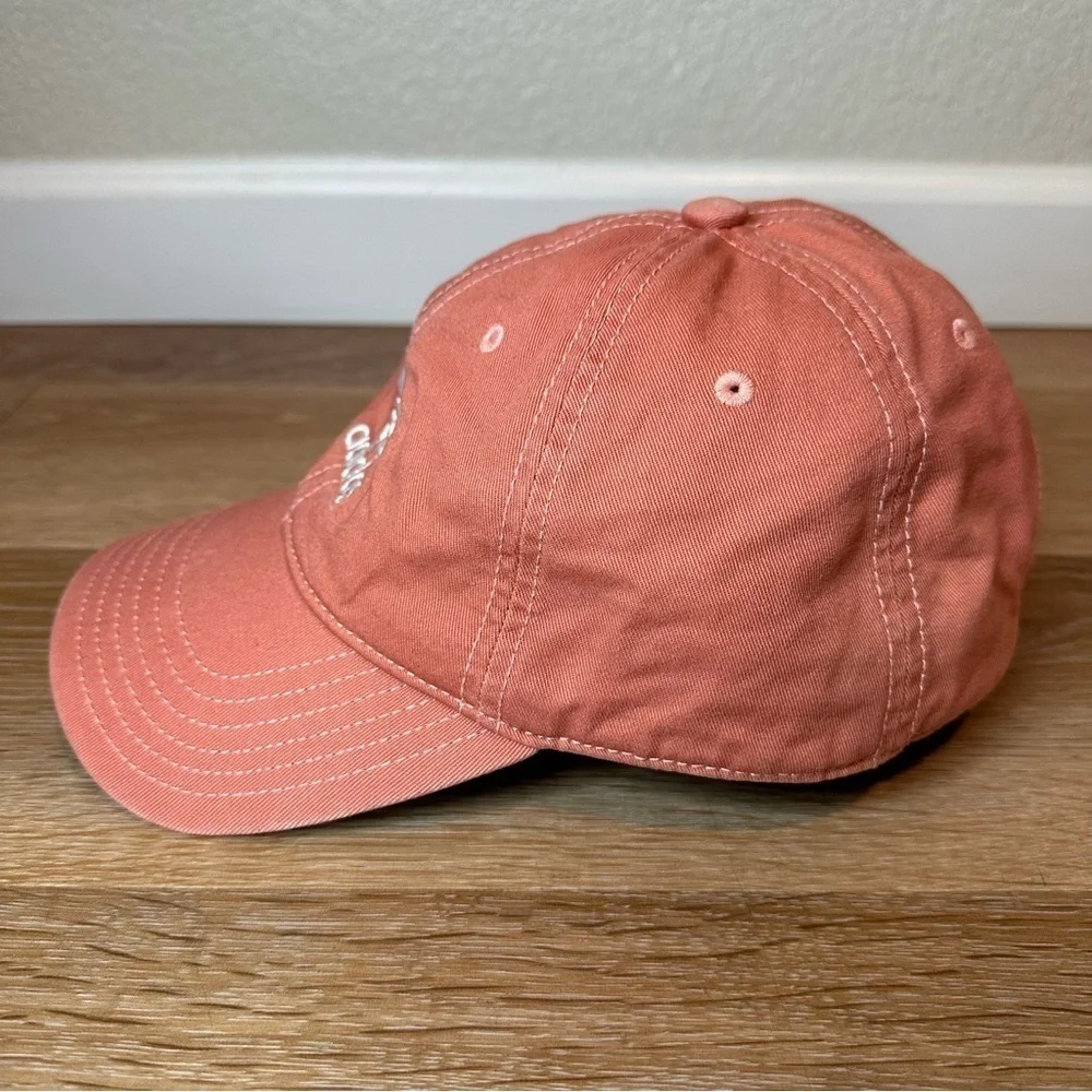 NWOT Adidas Women's Coral Embroidered Adjustable Baseball Cap Hat